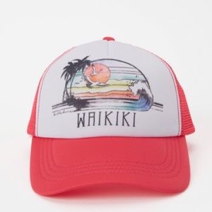 Billabong Waikiki Faraway Sea Trucker Hat NWT